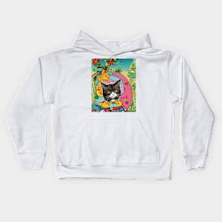 Artist cat Kids Hoodie